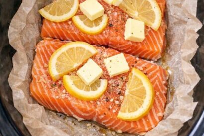 Thumbnail for Slow Cooker Garlic Butter Salmon