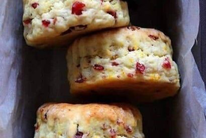 Thumbnail for Keto Orange Cranberry Cream Scones