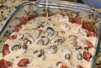 Thumbnail for Hamburger Mushroom Bake