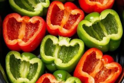 Thumbnail for Place raw halved bell peppers in the slow cooker along with four simple ingredients, and you’ll end up with a meal so flavorful your family will be asking for seconds.