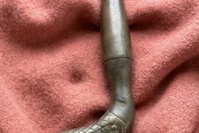 Thumbnail for We were sorting through the house of a deceased family friend and found this object.