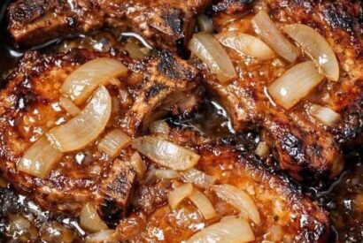 Thumbnail for Lemon Herb Pork Chops with Spring Vegetables