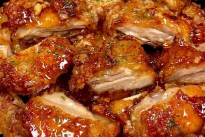 Thumbnail for Air Fryer Honey Garlic Chicken