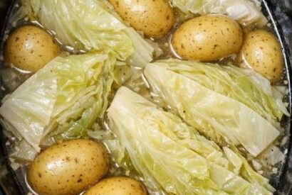 Thumbnail for My grandfather lived on this simple 4-ingredient rustic meal during his youth. It is incredibly comforting, budget friendly, and stews all day into savory perfection!