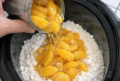 Thumbnail for Easy Slow Cooker Peach Cobbler Recipe – The Best 4-Ingredient Southern Dump Dessert