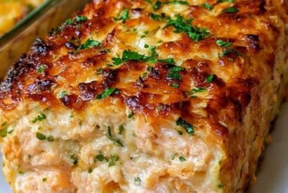 Thumbnail for Oven Baked 6-Ingredient Retro Salmon Loaf