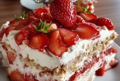 Thumbnail for Strawberry Cream Cheese Icebox Cake