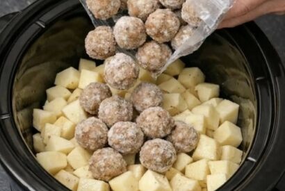 Thumbnail for Slow Cooker Meatball and Potato Stew