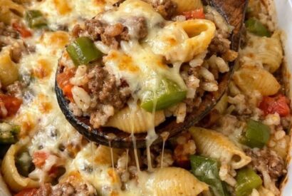 Thumbnail for 5-Ingredient Stuffed Pepper Pasta (Quick & Easy Weeknight Dinner)