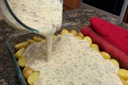 Thumbnail for Creamy Garlic Parmesan Roasted Potatoes
